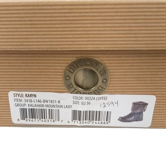 Bussola Faux Fur Boots Slouchy Wool Lined - Picture 16 of 16